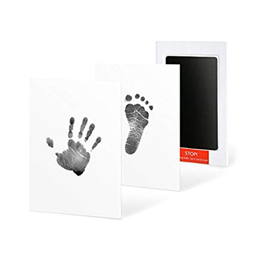 MLWSKERTY No Pet for Dog Paw Print Souvenir Memory Gifts Baby Handprint Footprint Pads Inkless Infant Hand Foot Stam