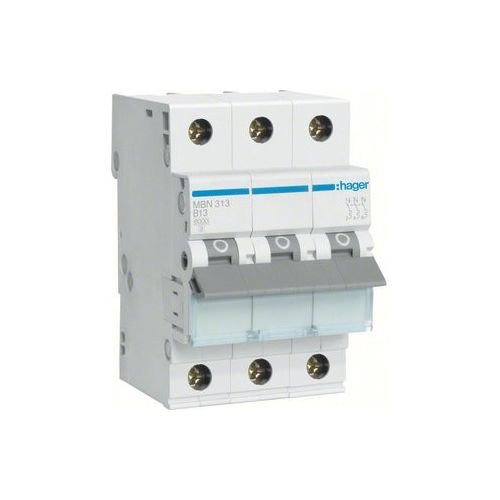 Hager MBN313 LS-Schalter 3 polig 6kA B-13A 3M