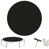 CIDNN Replacement Trampoline Mat， Heavy-Duty, UV-Resistant & Durable Bounce Pad for 14 ft Round Trampolines - Perfect for Safe & Fun Jumping (Fits 72 V-Hooks, 5.5' Springs, Spring Not Included)