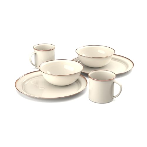 GSI Outdoors Mesa 2-Person Enamelware Dining Set...