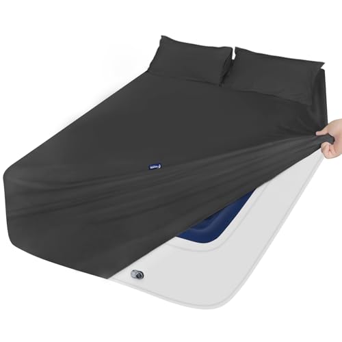 Image of Deep Pocket Extra Deep Pocket 3 Piece Set with Fitted Sheet and Pillowcases from 16 to 24 Inch