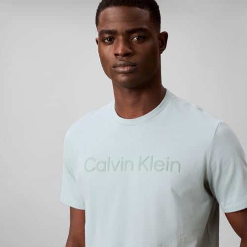Image of Calvin Klein Men's Relaxed Fit CK Logo Crewneck T-Shirt