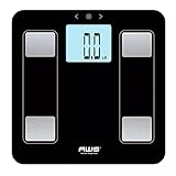 American Weigh Scales Genius 550Lbs Bmi Bathroom Scale - Black - 550Lbs