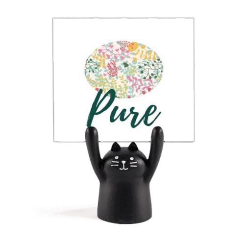 Porte-mémo chat noir multicolore pour ne plus jamais oublier vos tâches