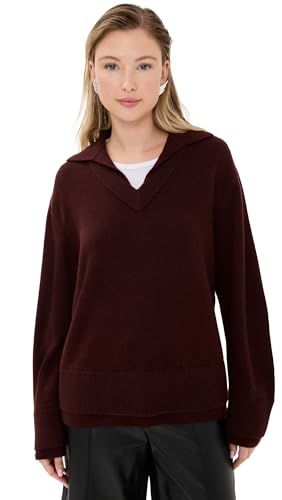 Vince Women's Collared Double Layer Pullover