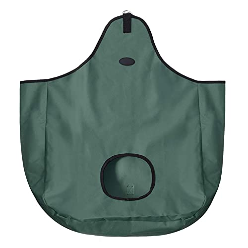 Draagbare Slow Feeder Hay Bag Feeder Bag met knipsel om boerderij levert outdoor Riding Hay Opslagnet te verminderen…