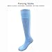 YZWZZXC Fencing Socks, High Long Sports Compression Socks, Fencing Equipment, Comfortable, Full of Elasticity, Unisex(Pink,Medium)