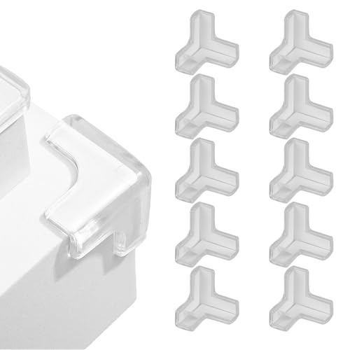 10 Stück Kantenschutz Baby,Transparent Selbstklebend Eckenschutz Baby...