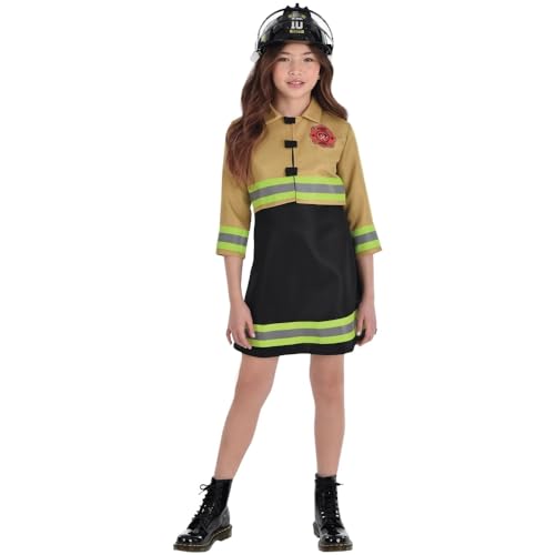 Disfraz Infantil Bombera Multicolor con Chaqueta miniatura 2