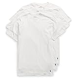 POLO RALPH LAUREN Men's Classic Stretch Crew Tee Tall, White/Navy-3 Pack, 3X Big