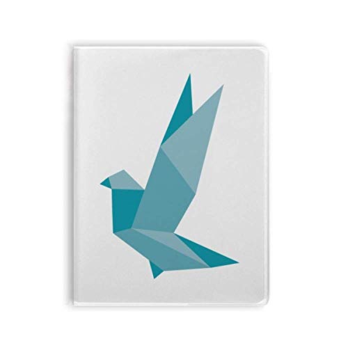 Journal Origami abstrait Grenn Pigeon pour vos notes quotidiennes et dessins