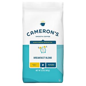 Cameron’s Coffee Roasted Whole Bean Coffee, Breakfast Blend, 32 Ounce, (Pack of 1)