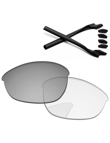Image of Replacement Lenses & Rubber Kits for Oakley Half Jacket 2.0 OO9144 62mm - Precision Fit, UV Block, Impact Resistant