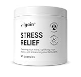 Vilgain Stress Relief – sofortige und langfristige Unterstützung gegen Stress durch Pflanzenextrakte, Probiotika und synergetische Vitamine, beruhigt den Geist und lindert Ängste.