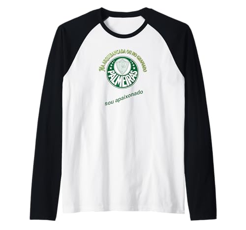 Camisa do Palmeiras Camisa de torcida verde blusa palmeiras Camiseta Manga Raglan
