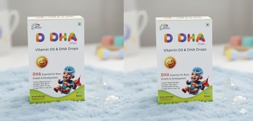 Image of Vitamin D3 & DHA Drops for Babies | 30 ml (PACK OF 1)