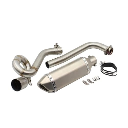 Echappement complet moto NVX 155 collecteurs escape avec DB Killer sport