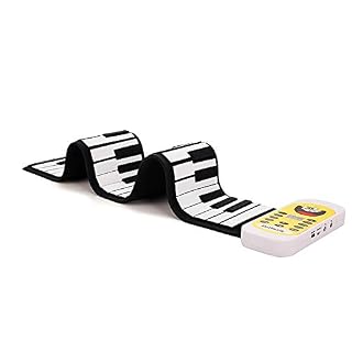ChengBeautiful Piano À Main Main Piano Roll Portable Pliant 49 clés Arc-en-Main Piano Roll Enfant Adulte Silicone Piano Piano Droit (Couleur : White, Size : 81x17cm) - Les Beatles, Paul McCartney, John Lennon, RIngo Starr, George Harrison