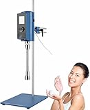 KFJZGZZ Lab Cosmetics Dispersing Homogenizer, Industrial Paint Coating Dispersing Emulsifier, 2000 to 28000 RPM Adjustmen