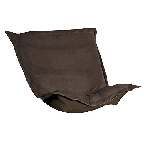 Howard Elliott Puff Chair Cushion Cover Replacement Slipcover Exclusively Made for Howard Elliott Puff Chair Cushion, 100% Polyester Fabric (Cushion Not Included), Bella Chocolate