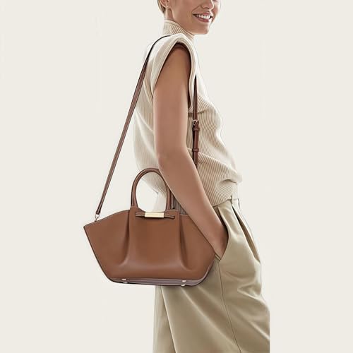 Bolso tote grande para mujer, cuero vegano miniatura 2