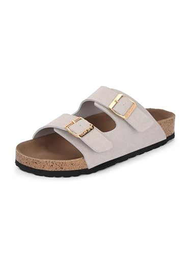 Image of EL PASO Leather Fashion Sandals Casual Platform Heels Wedges Cork Sole Sandal for Women & Girls
