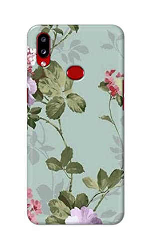 Image of Printed Hard Back Cover Case for Samsung Galaxy A10s | Samsung Galaxy M01s Back Cover (Floral Painting) -1302