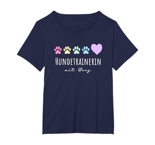 Agility Hundetrainerin mit Herz Hundetraining Hundesport T-Shirt