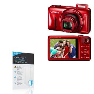 BoxWave Screen Protector Compatible With Canon Powershot SX600 HS - ClearTouch Crystal ToughShield 9H (2-Pack), Clear 9H Tough Flexible Film Screen Protector