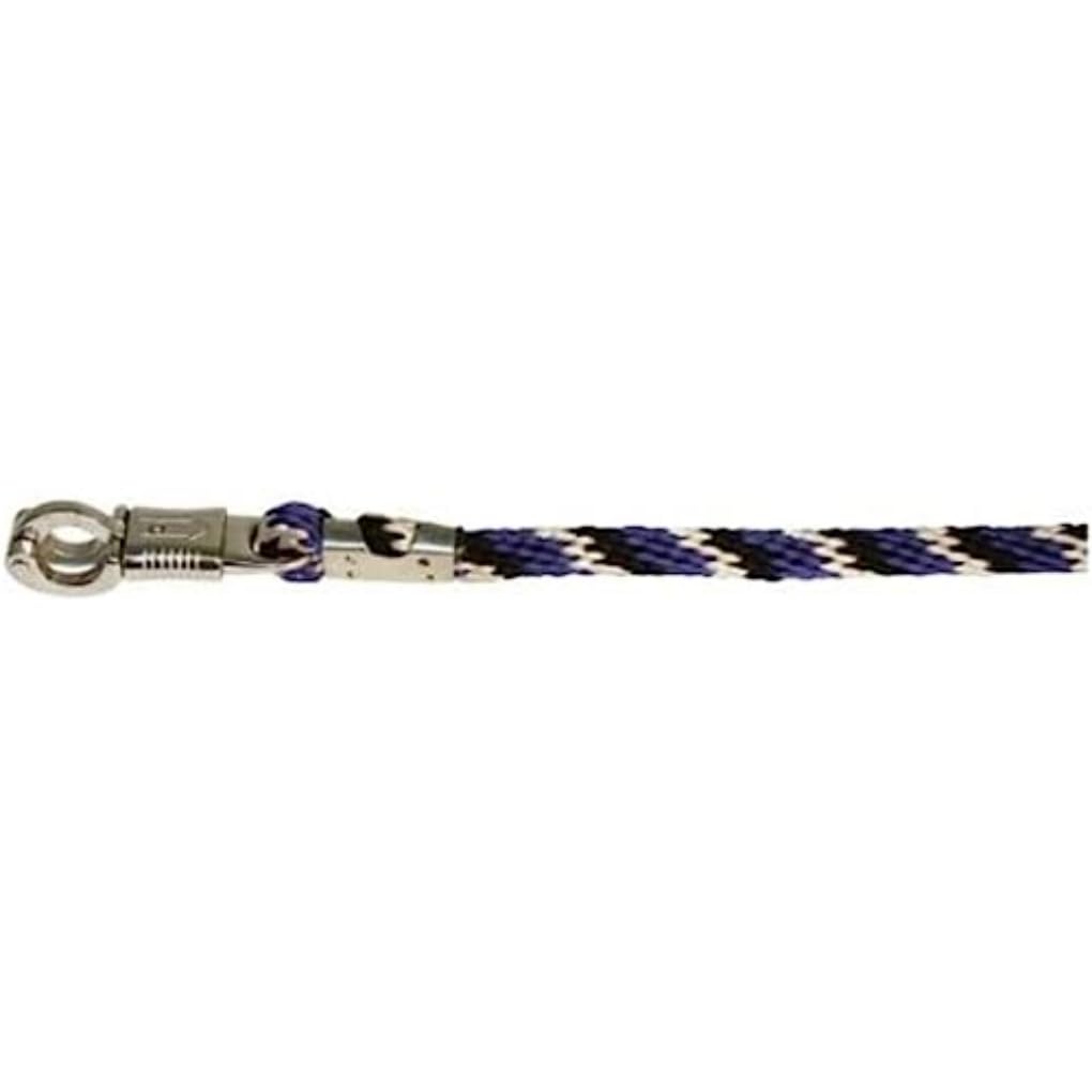 Kerbl Mustang Lead Rope With Panic-Hook - Blue/Black/White