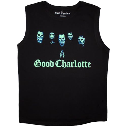 Débardeur Good Charlotte Generation RX Skull Faces pour fan de punk rock