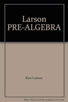 Hardcover Larson PRE-ALGEBRA Book
