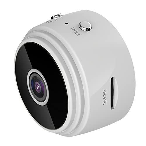 DUnLap Webcam Mini caméra WiFi App Moniteur Distant Sécurité à la Maison 108 0P IP Caméra Ivre Webcams de caméra sans Fil magnétique de Nuit Webcam USB...