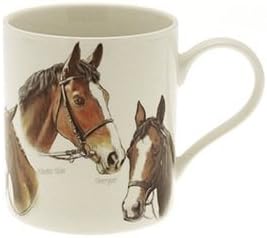 Leonardo Classic Race Horses Fine China Mug in Gift Box
