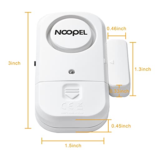 Door Window Alarm 2 Pack & 6 Pack For Kids Safety, Pool Alarm Sensor For Home Security #TOP2