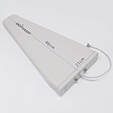 Mophamp MIMO 4G/5G Log Periodic Antenna Kit 15dBi Gain 698-3800MHz 2x2 for LTE/NR Hotspots, Modems, Cell Boosters (Twin Cable) Compatible with SMA/N/TS9 Connectors - Image 7