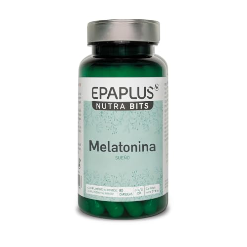 EPAPLUS Melatonina 1,98 mg 60 cápsulas veganas ayuda a conciliar sueño