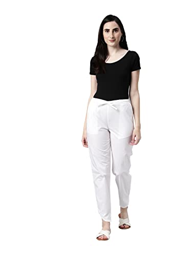 Image of GO COLORS Women Mid Rise Cotton Dhoti Pant