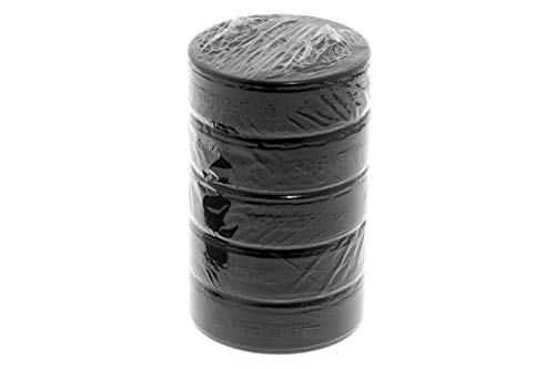 5er Set Sportspaul Eishockey Puck Senior - Official - Erwachsenen Eishockey - perfekt auch als Wagenheber Gummiauflage