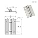 Stainless Steel Flat Twisted Hinge Industrial Electrical Machinery Distribution Box Hardware Accessories 1Pcs(0.3N.m)