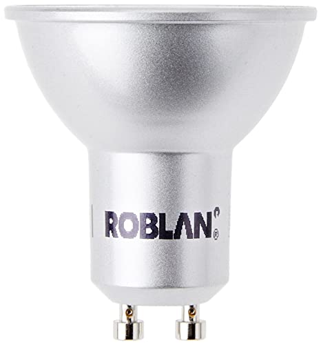 Roblan ECOSKYC100 Bombilla, GU10, 7 watts, Aluminio