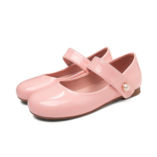 Girl's Retro Penny Pearl Strap Closed Square Toe Low Chunky Heel Snap Comfortable Ballets Work Vintage Office Flats Formal Occasion Concise Dating Business Casual Daily Wear Shoes2