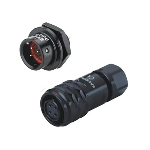 Conector de aviación SA8 de 4 pines para reparación y cableado de maquinaria industrial M8