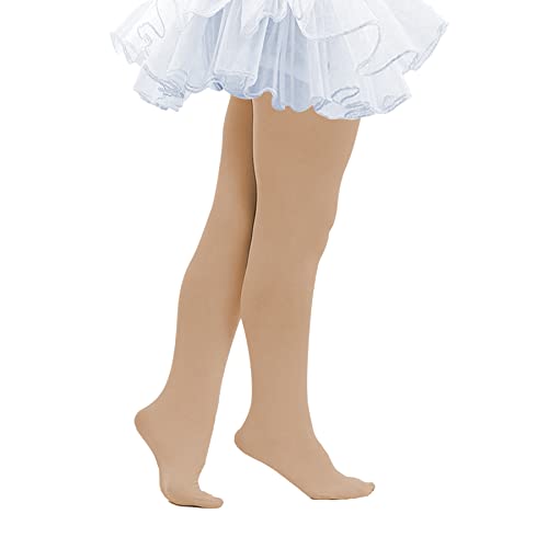 Ballet Tights for Girls - Ultra Soft Elastic Footed Tights for Toddler Girls - Warm Stockings2
