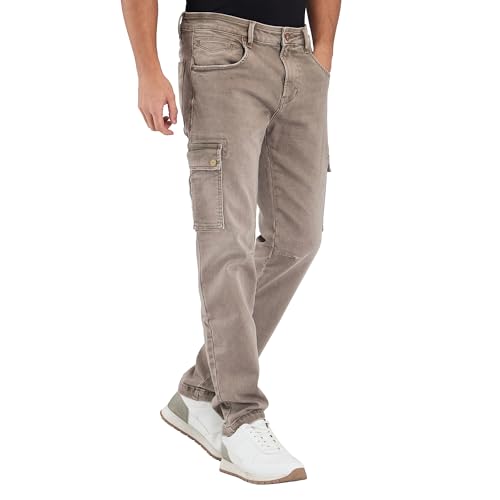 Image of Spykar Men's Rover Regular Fit Mid Rise Casual Jeans