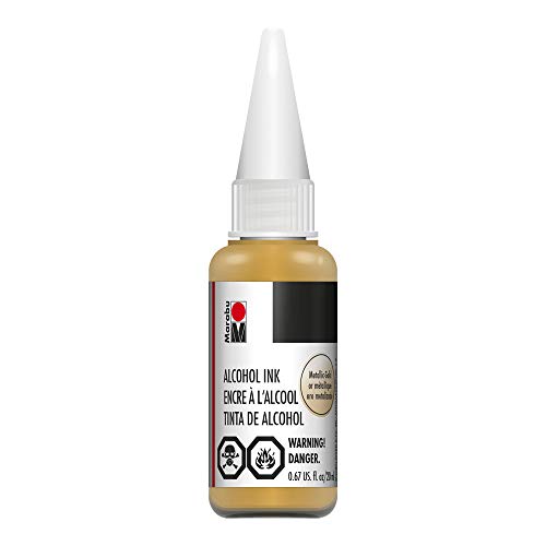 Marabu Yukon Gold Cream – Crema Metallizzata Effetto Seta, Colore Turchese Metallico, 50 Ml