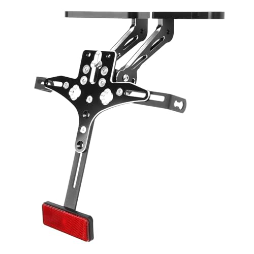 Support de plaque réglable TMAX530 résistant aux vibrations avec feu LED pour moto YAMAHA