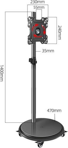 Soporte Móvil para TV 24-55 pulgadas con ruedas miniatura 2