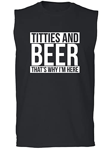 zerogravitee Titties and Beer Adult Sleeveless Tee