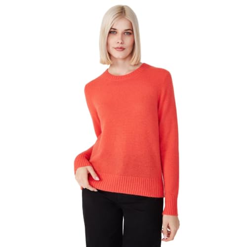 Women's 100% Pure Cashmere Long Sleeve Crew Neck Sweater - Soft, Warm, and Stylish Winter Knit Pullover3